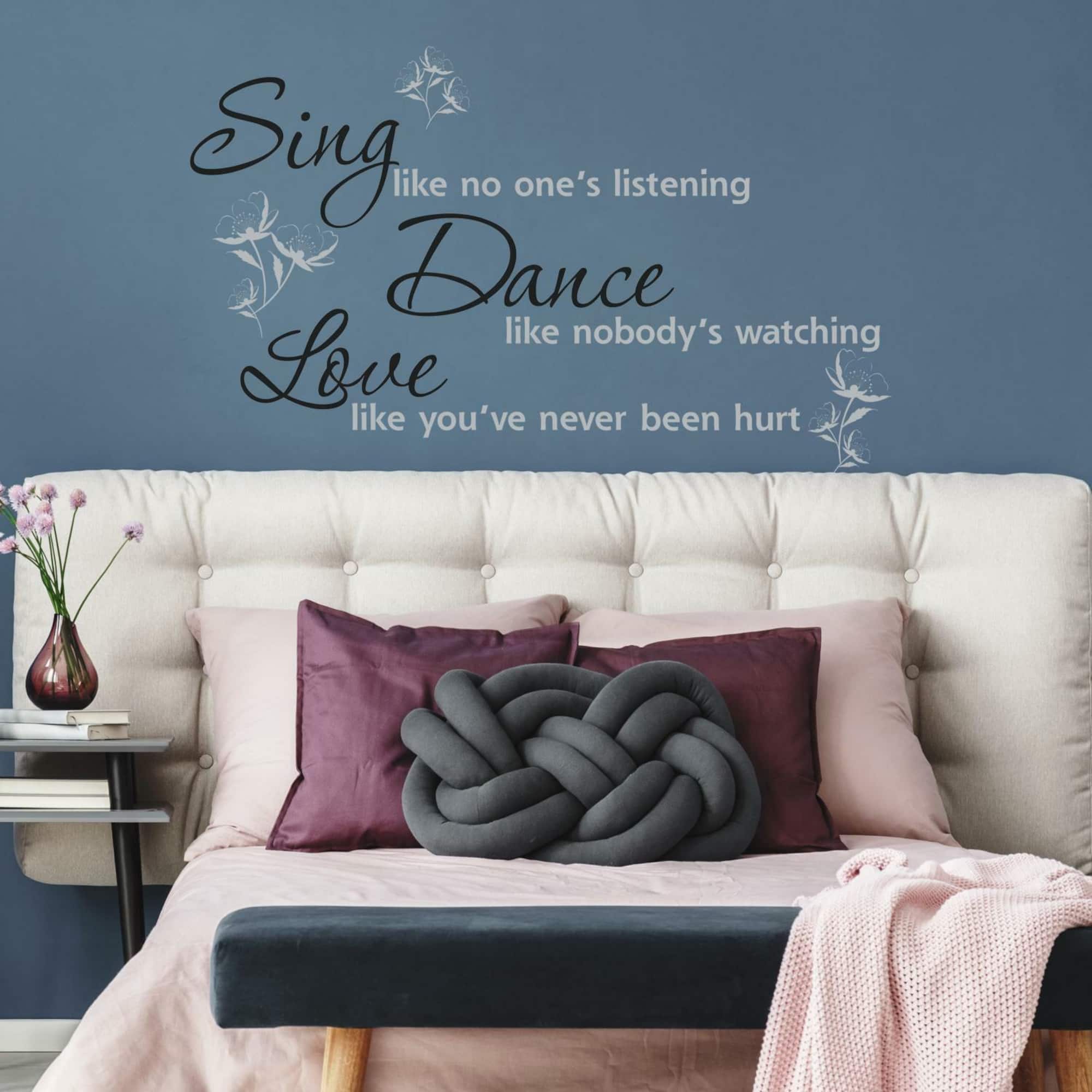 RoomMates Dance, Sing, Love Peel & Stick Wall Decals